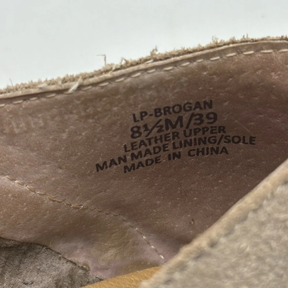 Lucky Brand Brogman Suede Slip On Loafer Size 8.5 BLO6753